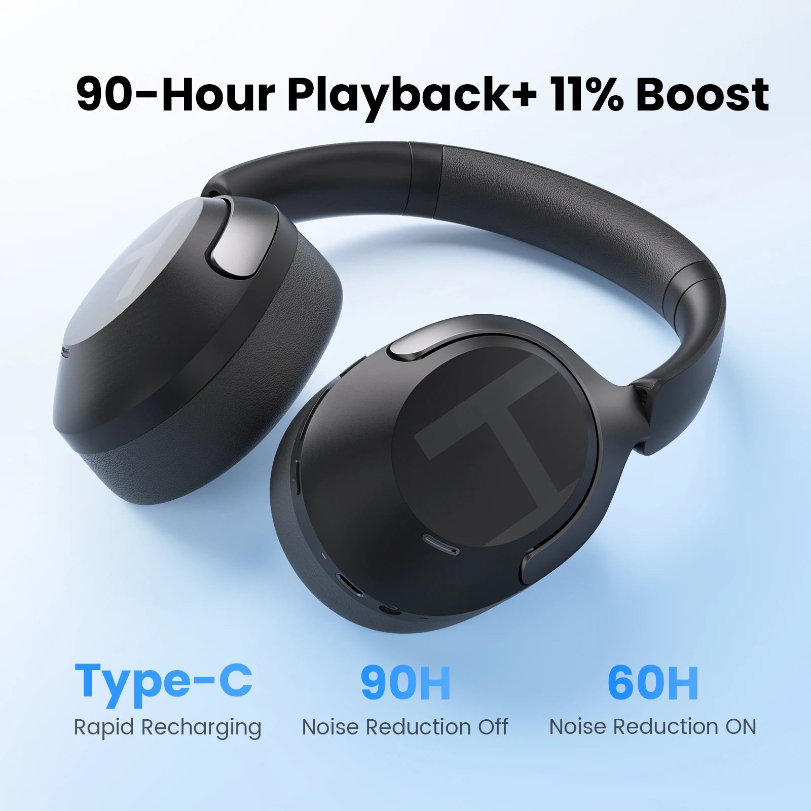 ANC Over-Ear Bluetooth Headphones – Hi-Res LDAC Audio