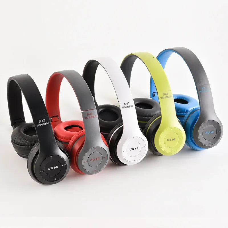 Bluetooth Wireless Over-Ear Headphones With Mic